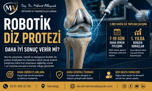 Robotik Diz Protezi Daha İyi Sonuç Verir mi?