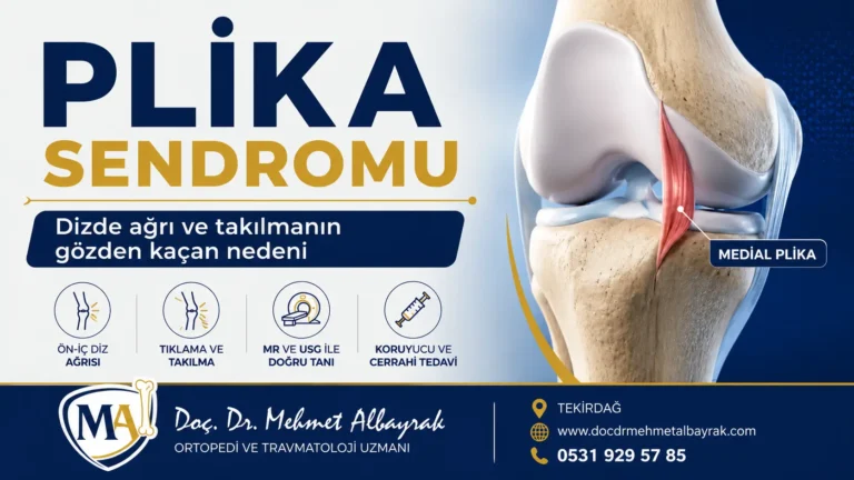 Dizde plika sendromu ve medial plika anatomisi – Doç. Dr. Mehmet Albayrak